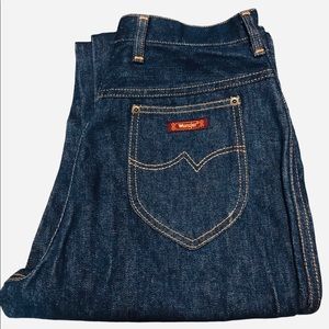 Vintage Rare Wrangler Jeans Denim Blue Women’s Size 14 Misses (fits like an 8)